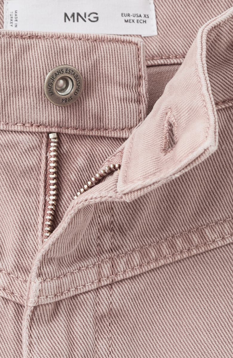 MANGO Wide Leg Jeans, Alternate, color, Pale Pink