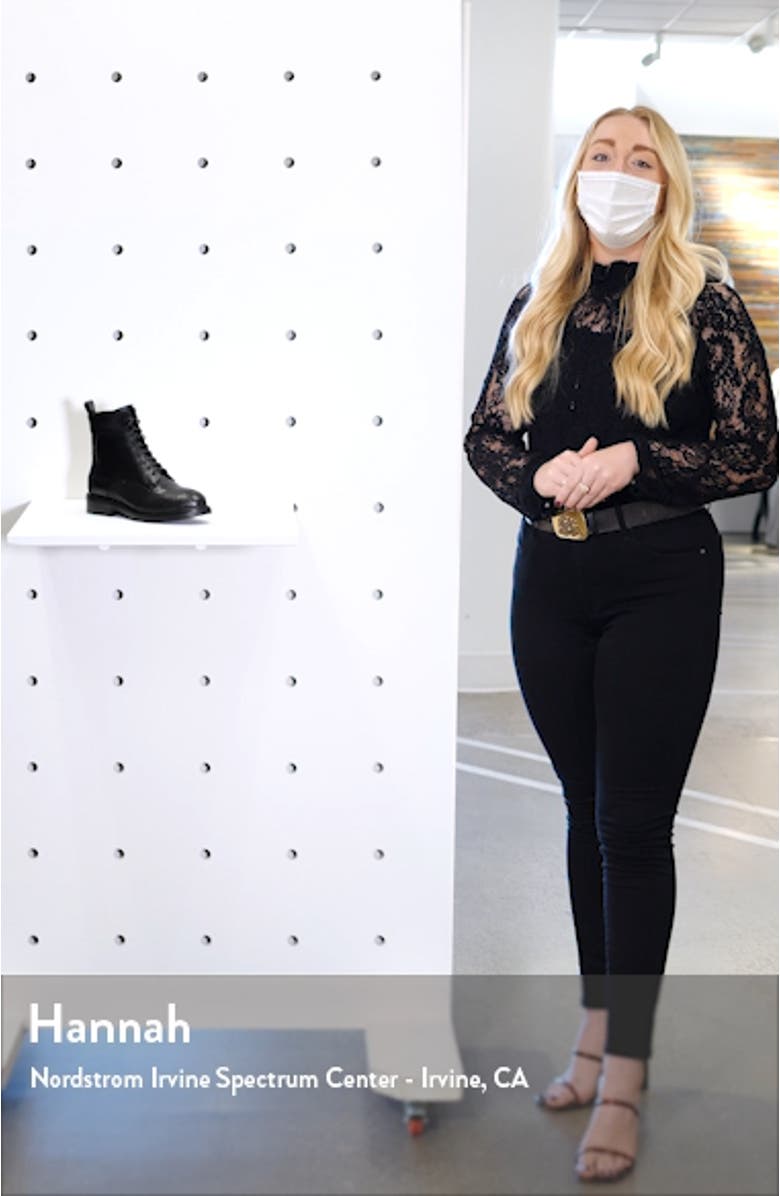 Fischer Lace-Up Leather Boot, sales video thumbnail