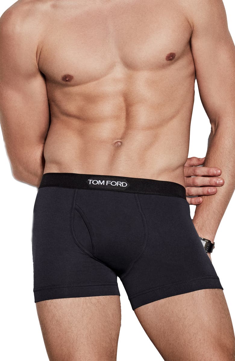 TOM FORD Cotton Stretch Jersey Boxer Briefs, Main, color, 