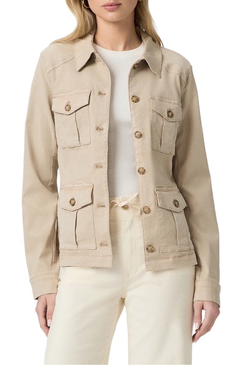 PAIGE Stacey Utility Jacket, Main, color, Vintage Soft Sand