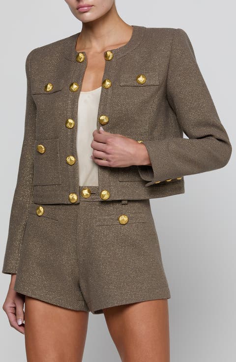 Kahlia Collarless Jacket