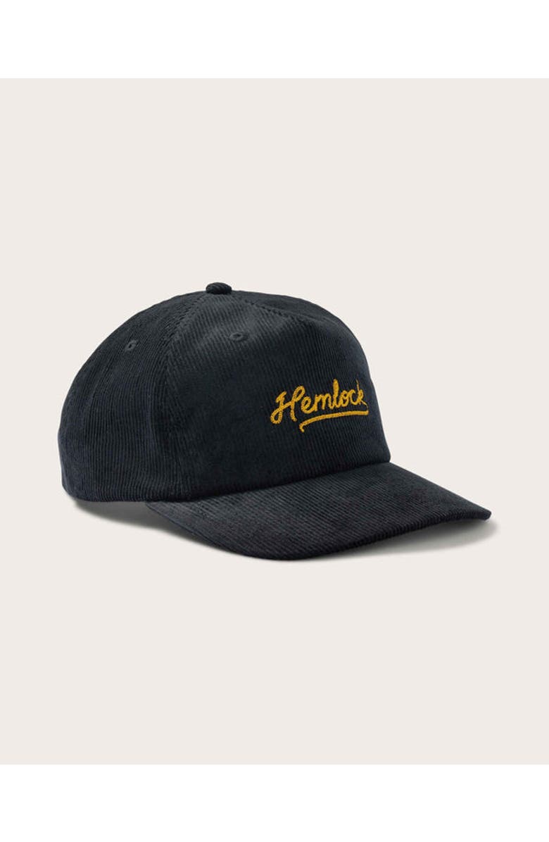 Hemlock Wesley 5 Panel Hat, Alternate, color, Black