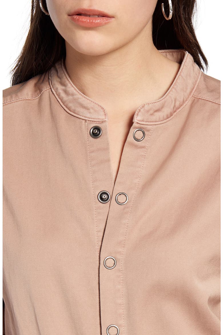 Emery Rope Tie Belt Cotton Jumpsuit, Alternate, color, SULFUR DARK SHITAKE