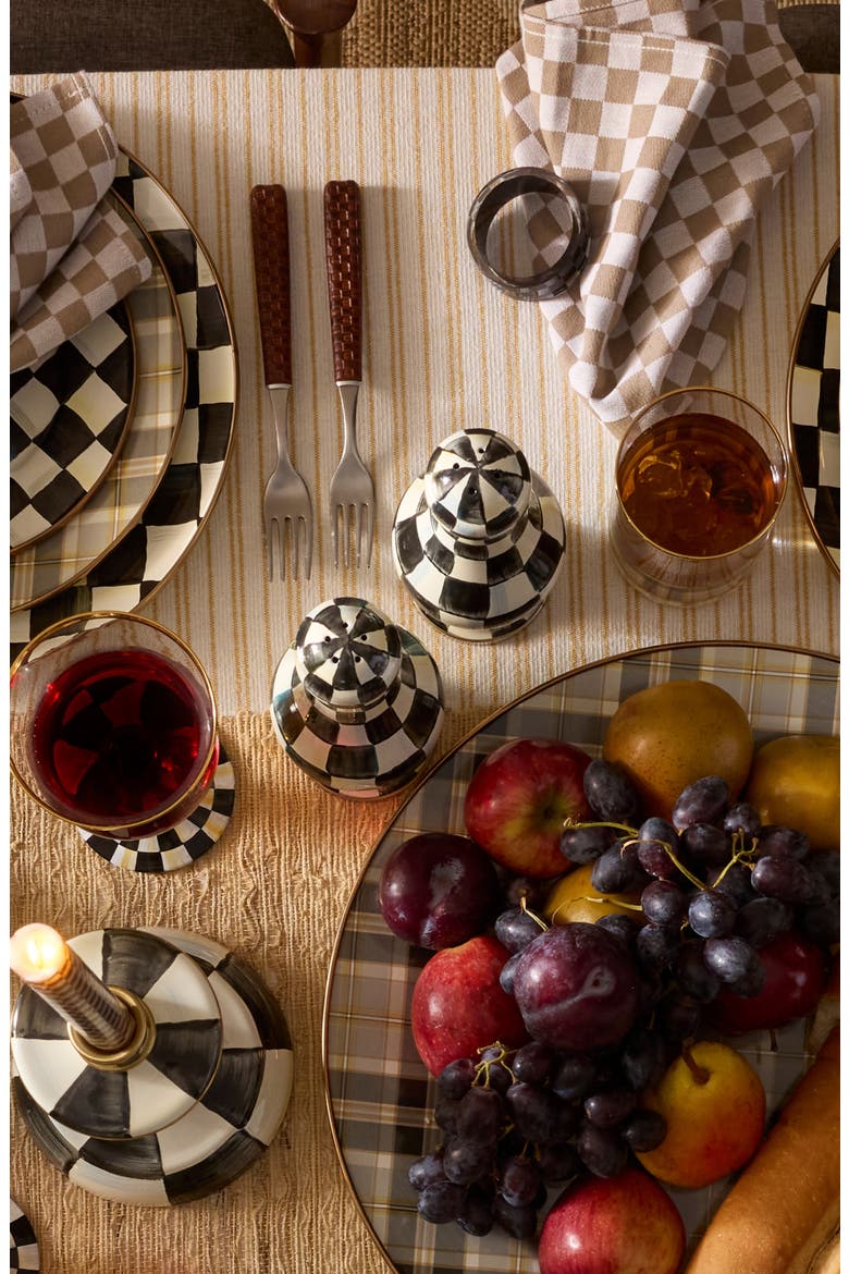 Courtly Check® Enamel Large Salt & Pepper Shaker Set, Alternate, color, COURTLY