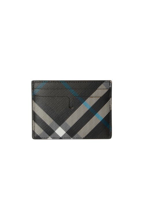 Burberry Check Card Case In Snug