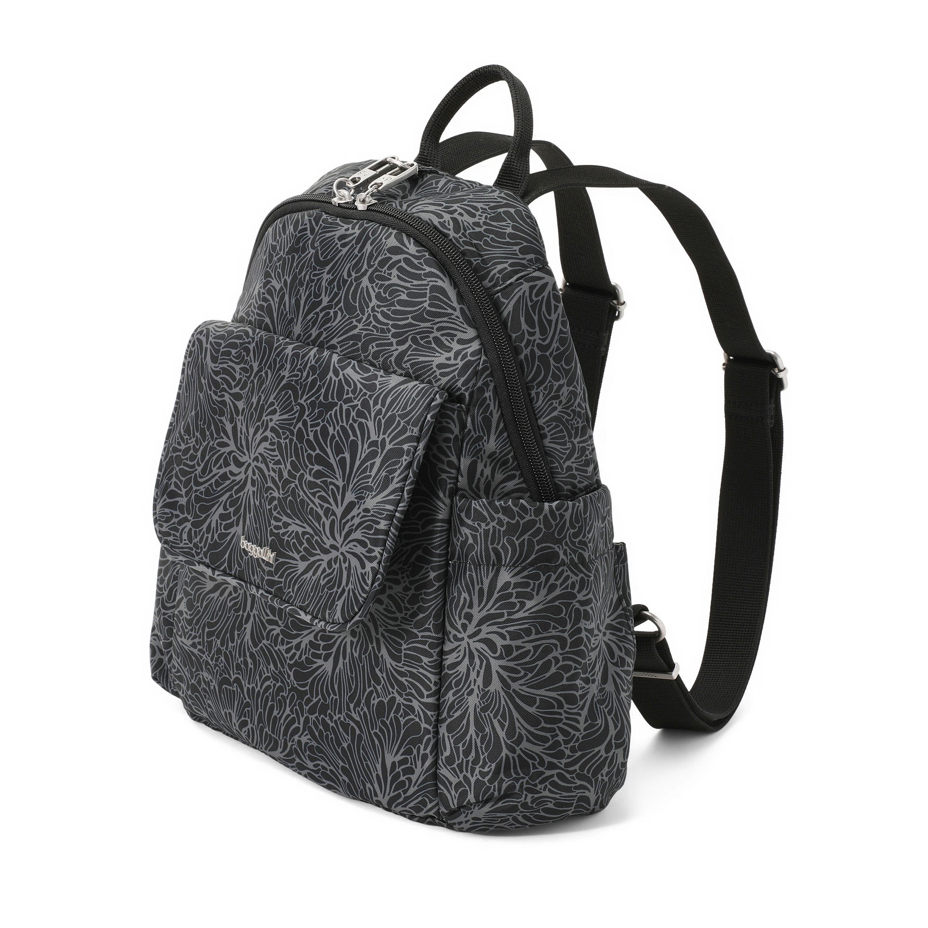 Securtex Journey Anti-Theft Backpack, Alternate, color, Midnight Blossom Print
