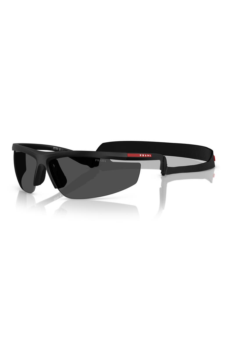 96mm Pillow Sunglasses, Alternate, color, MATTE BLACK