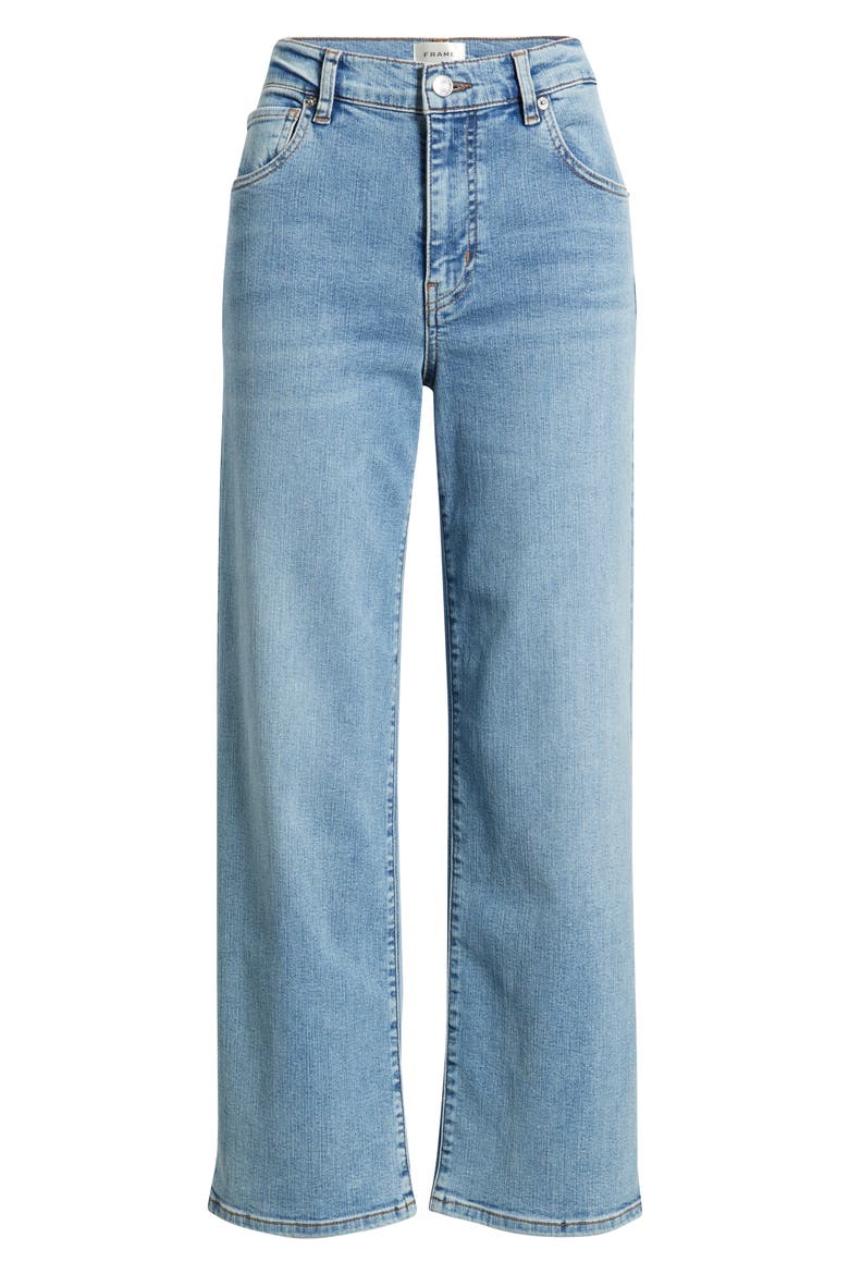 The Mellow Ankle Straight Leg Jeans, Alternate, color, RIPPLE