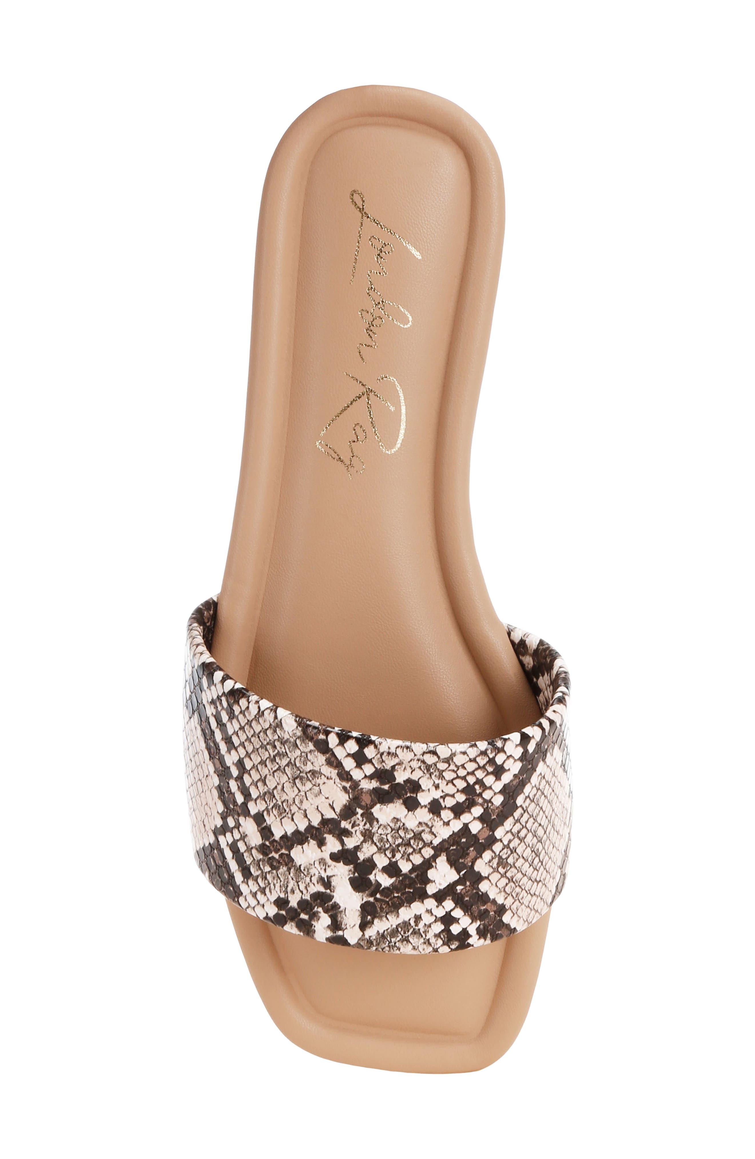 Zaltana Slide Sandal, Alternate, color, SNAKE