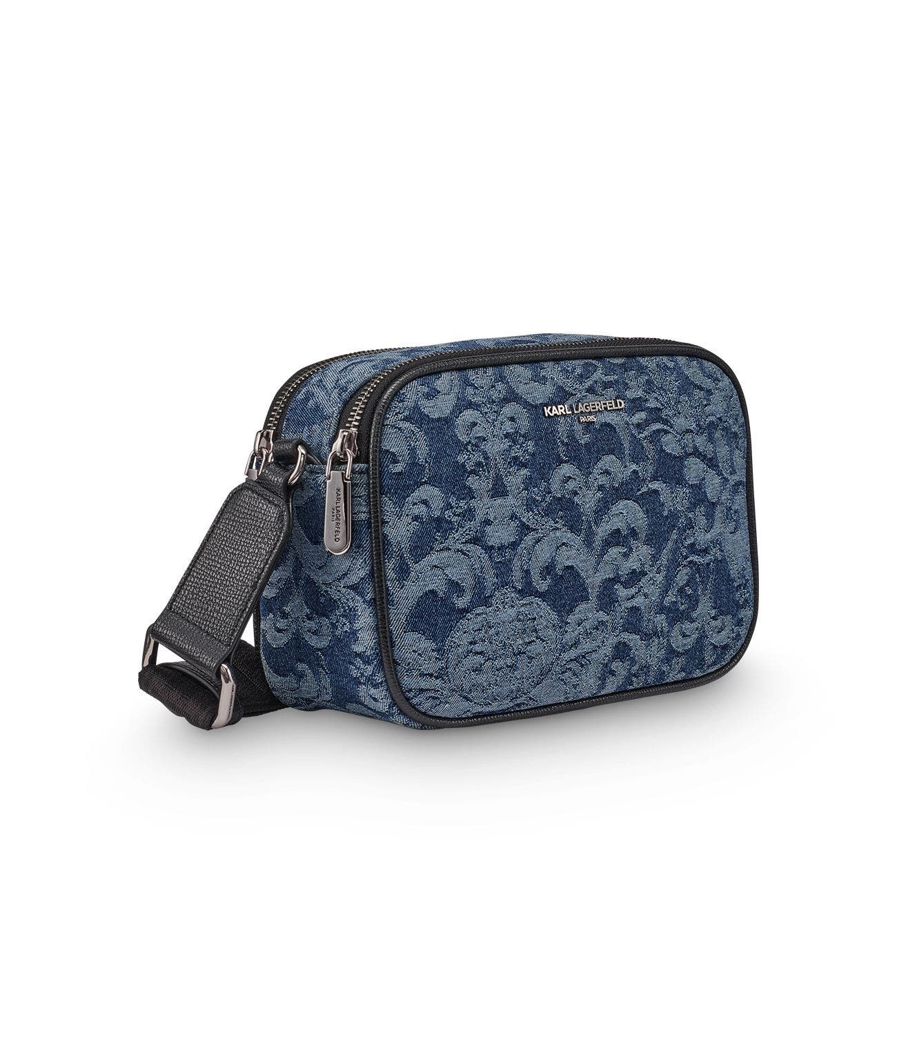 KARL LAGERFELD PARIS Maybelle Crossbody, Alternate, color, Denim