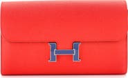 Pre-Owned Hermes Constance Wallet Epsom Long