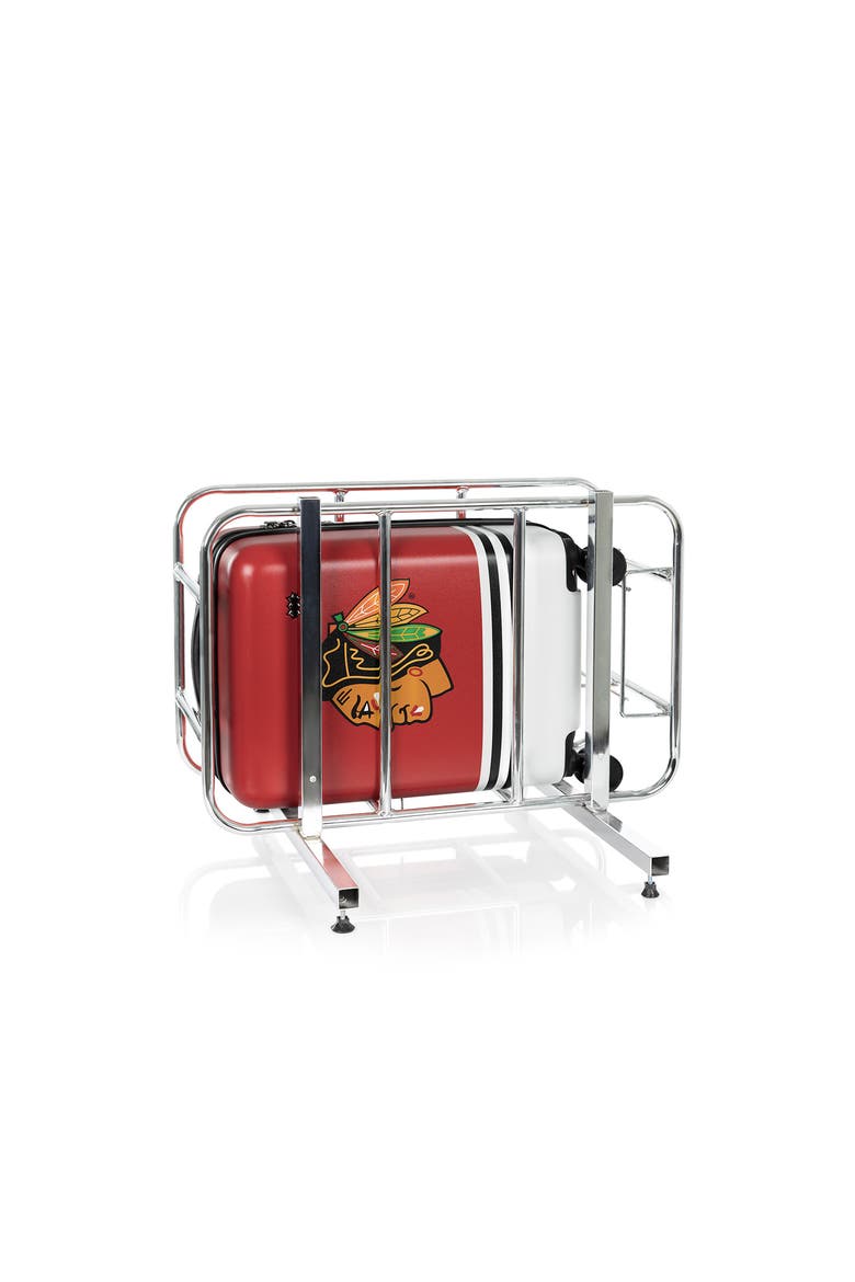 NHL 21 Inch Luggage - Chicago Blackhawks, Alternate, color, Red