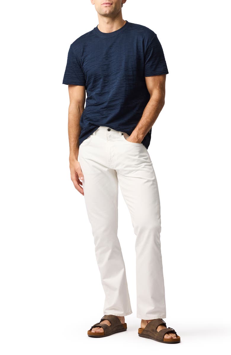 Rodd & Gunn Leith Valley Textured Cotton T-Shirt, Alternate, color, Navy