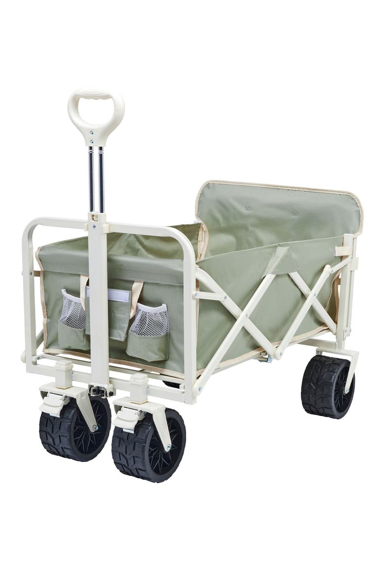 Folding Beach Cart, Main, color, GREEN