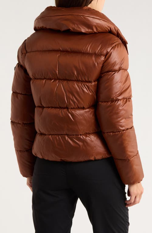 Bcbgeneration Water Resistant Puffer Jacket In Brown