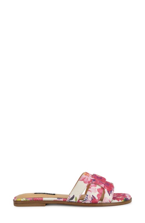 Nine West Germani Slide Sandal In Medium Pink