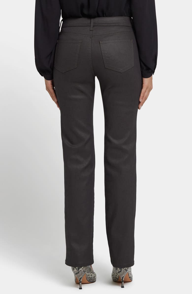 NYDJ Marilyn Coated Straight Leg Jeans, Alternate, color, Vintage Barnwood Coated