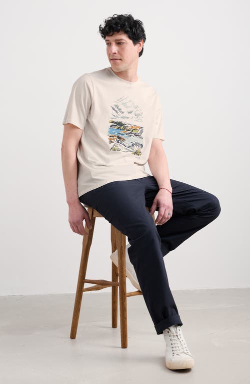 Seasalt Cornwall Midwatch Organic Cotton Graphic T-shirt In Animal Print