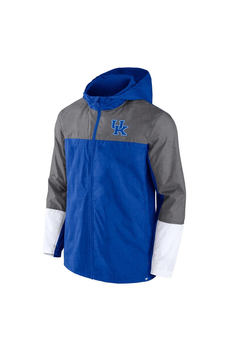 FANATICS Men's Fanatics Branded Royal/Gray Kentucky Wildcats Game Day Ready Full-Zip Jacket, Alternate, color, 
