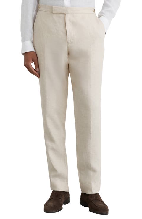 Atlantic Tailored Fit Linen Pants