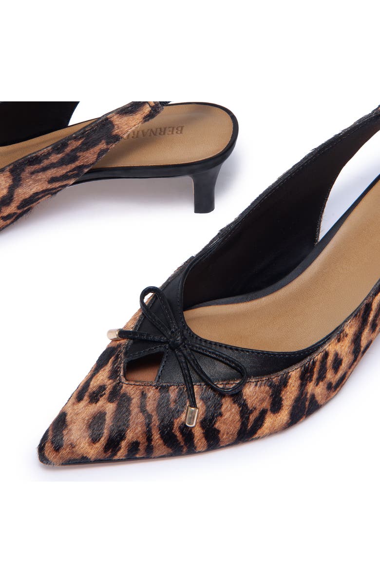 Bernardo Footwear Misha Haircalf Kitten Heel Pump, Alternate, color, Gato