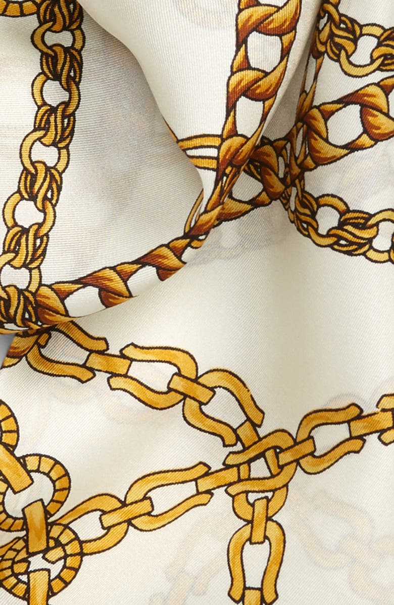 Echo Heritage Chain Silk Scarf, Alternate, color,