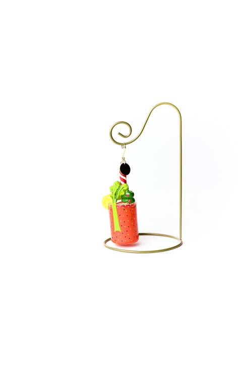 Bloody Mary Shaped Ornament with Gold Stand