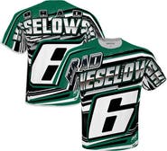 CHECKERED FLAG Men's Roush Fenway Keselowski Racing White Brad Keselowski Sublimated Speedster T-Shirt