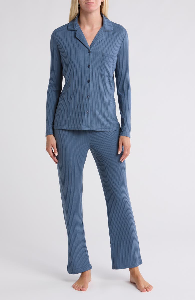 Nicole Miller Long Pajamas, Main, color, 