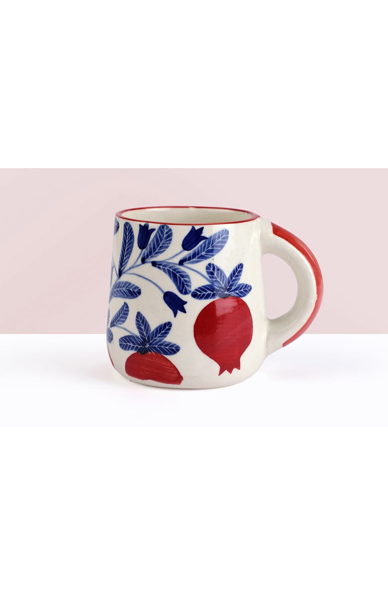 Casa Amarosa Floral Mug, Alternate, color, Red