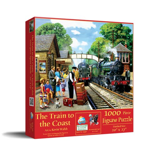 The Train to the Coast 1000 piece Jigsaw Puzzle for Adults