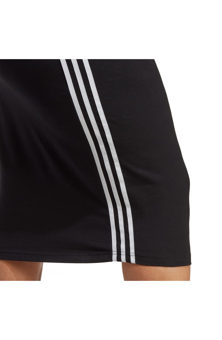 adidas Lifestyle 3-Stripes Body-Con Tank Midi Dress, Alternate, color,
