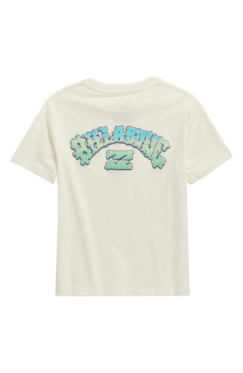 Billabong Kids' Wax Arch Cotton Graphic T-Shirt, Alternate, color, Off White