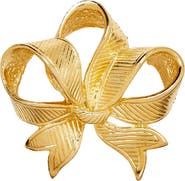 Susan Caplan 1980s Vintage Bow Brooch