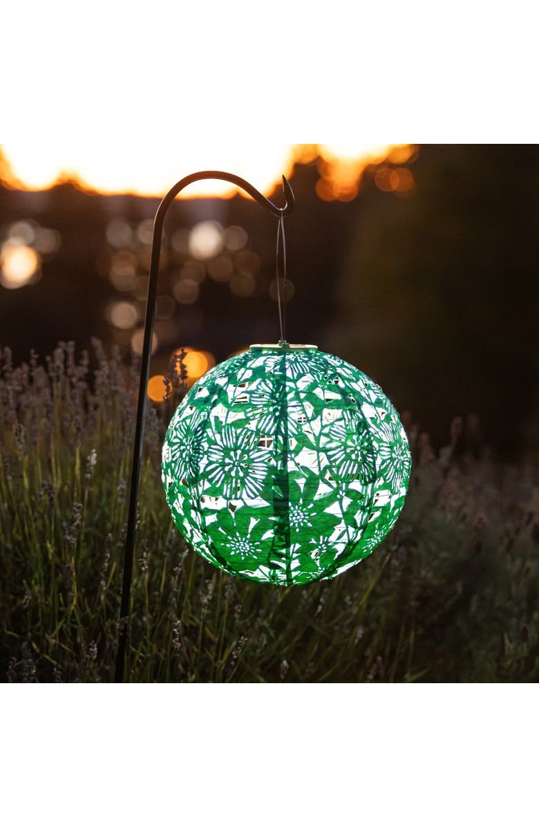 Allsop Home & Garden Soji Stella - Sunflower Solar Lantern, Alternate, color, Jelly Mint