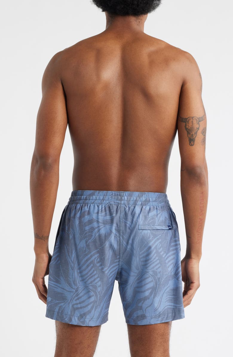 Chubbies Indigo Crazies 5.5-Inch Swim Trunks, Alternate, color, Navy