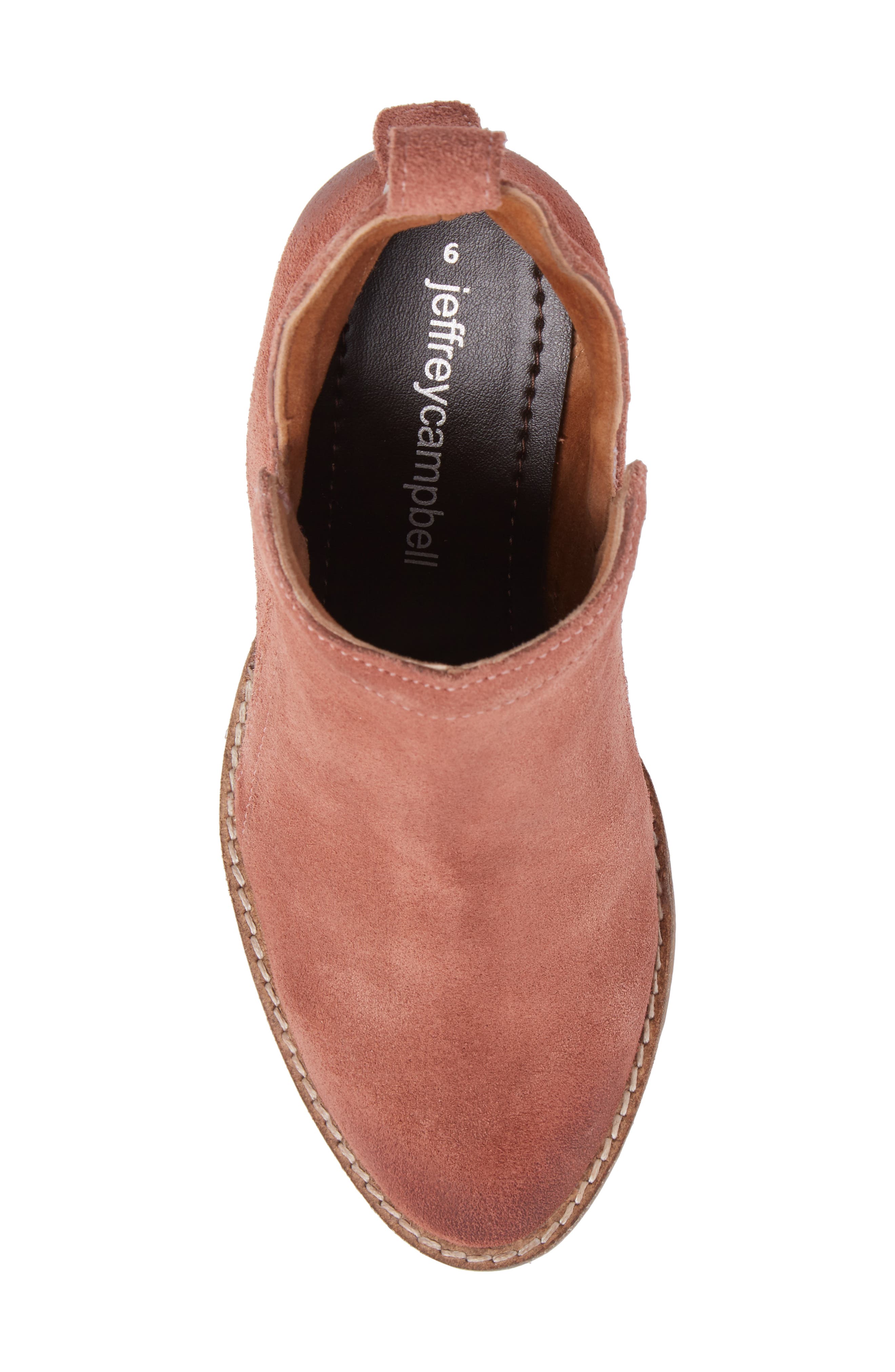 Burman Split Shaft Bootie, Alternate, color, BLUSH SUEDE