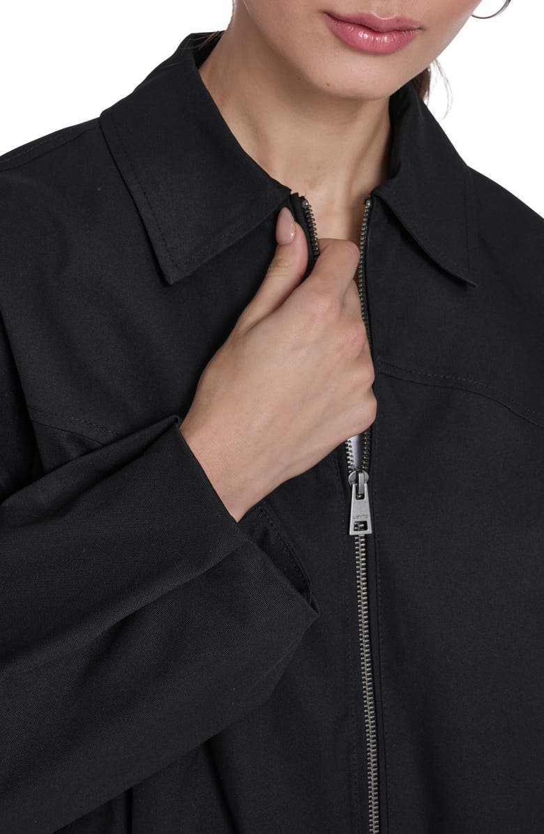 Levi's Crop Bubble Hem Bomber Jacket, Alternate, color, Black