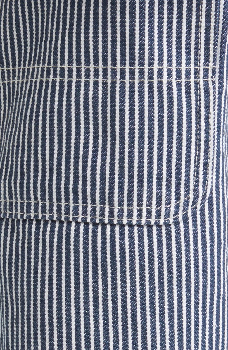 Dickies Garyville Hickory Stripe Straight Leg Carpenter Pants, Alternate, color, 