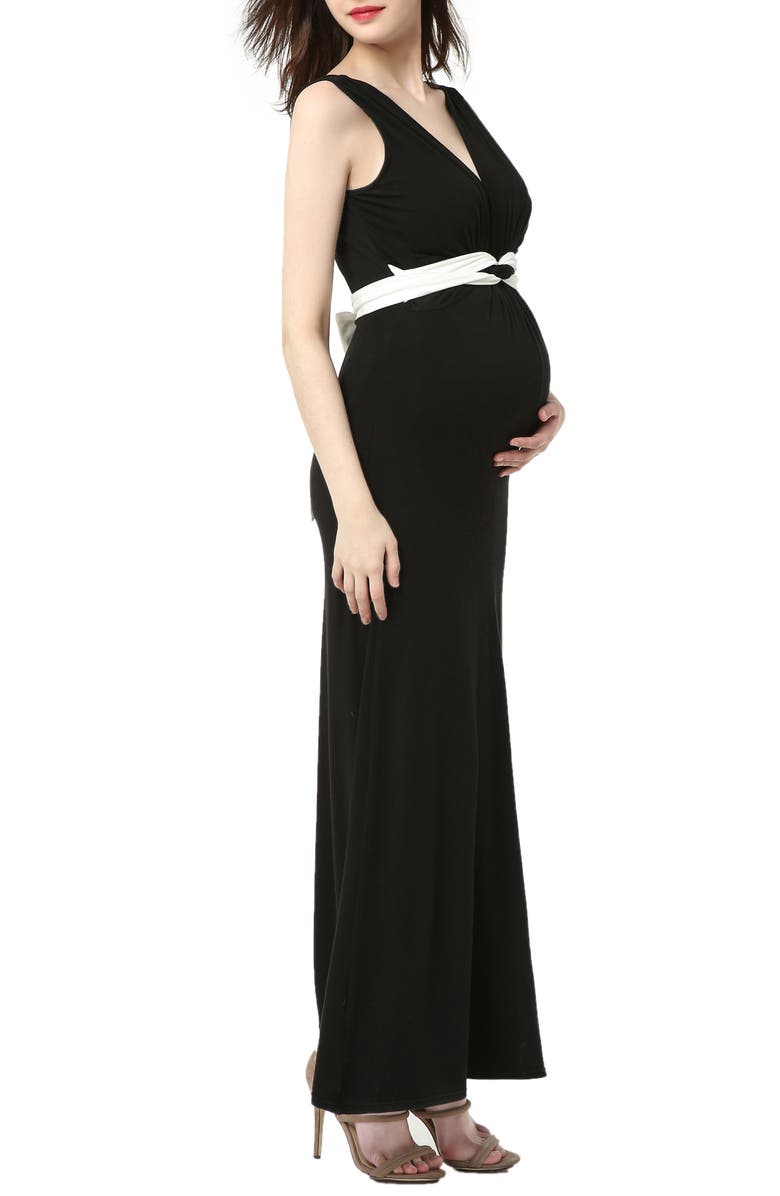 Kimi and Kai Scarlett Maternity Maxi Dress, Alternate, color, 