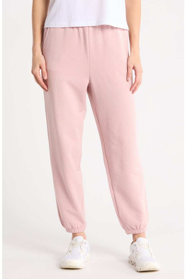 Brushed Modal Joggers, Main, color, HEATHER PALE MAUVE