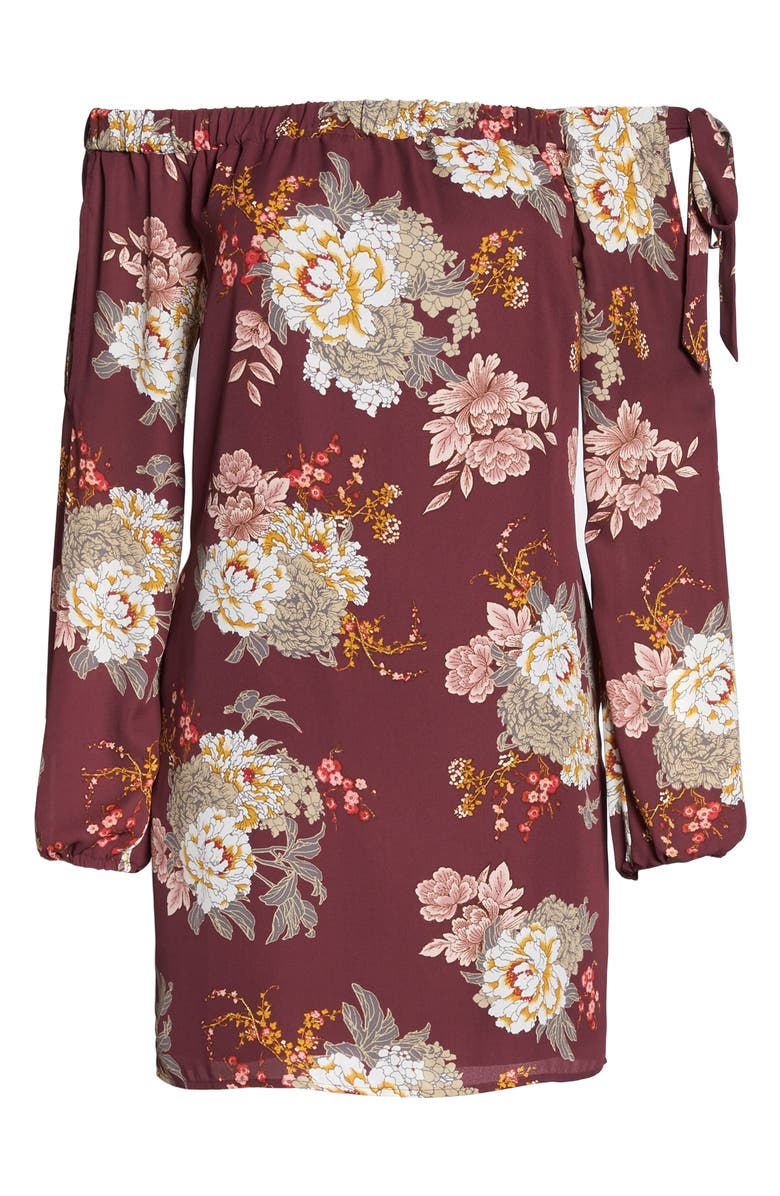 Ali & Jay Jade Off the Shoulder Dress, Alternate, color,