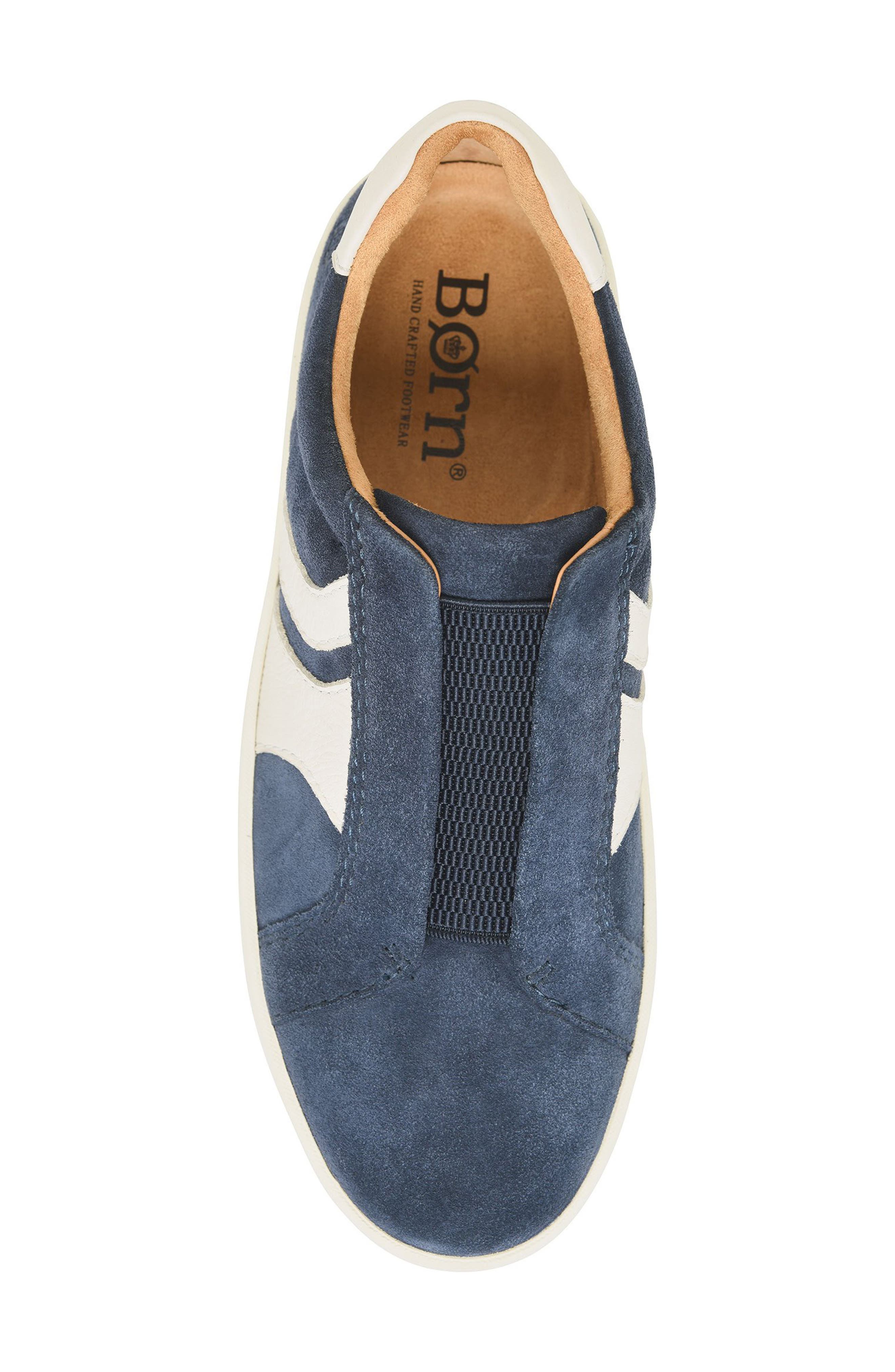 Børn Beck Slip-On Sneaker, Alternate, color, Navy Suede