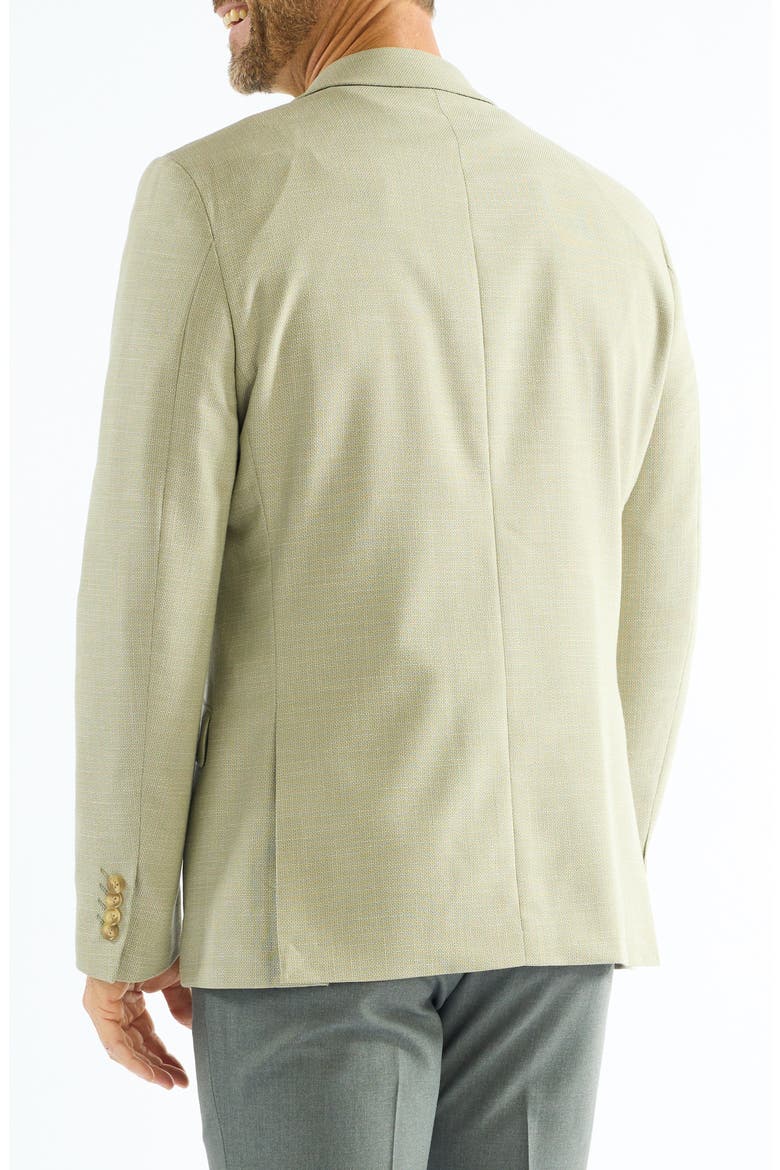 Moss Leno Weave Check Sport Coat, Alternate, color, MOSS