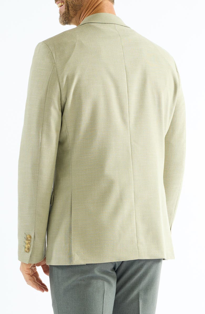 SAVILE ROW CO Moss Leno Weave Check Sport Coat, Alternate, color, Moss