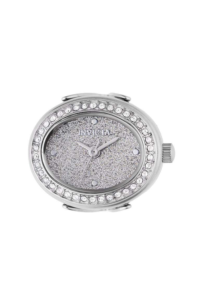 Mini Ring Watch, 24mm, Main, color, SILVER