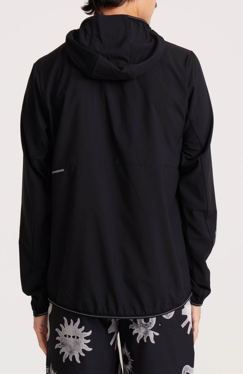 Roark Second Wind Water Resistant Hooded Jacket, Alternate, color, Black