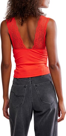 Power Pay Lace Trim Camisole