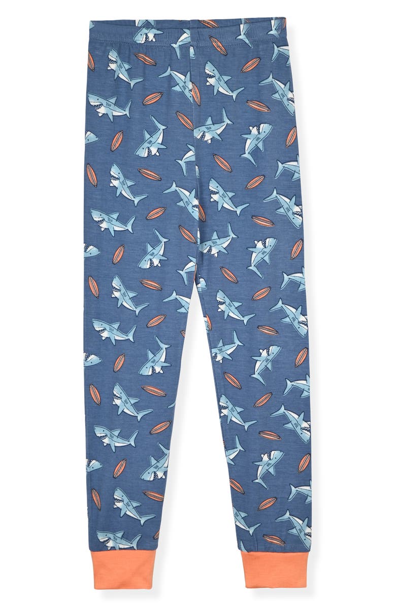 SLEEP ON IT Kids' Assorted 2-Pack Print Fitted Two-Piece Pajamas, Alternate, color, Blue/ Coral