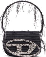 DIESEL® 1DR Distressed Denim Shoulder Bag